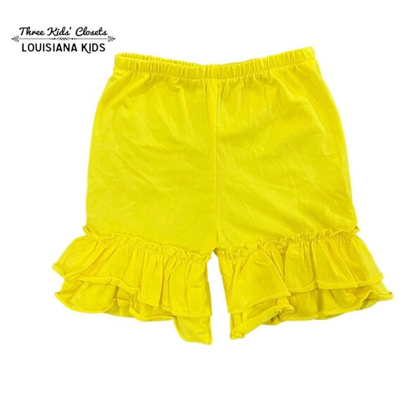 Other Other - Girls Sz 3 Bright Yellow Ruffle Shorts